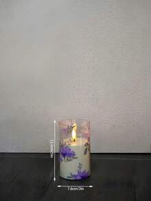 1/2/3/6件組 無火閃爍壓克力蠟燭，附遙控器與定時功能，仿真燭芯，適用於房間裝飾、臥室裝飾、居家裝飾、婚禮裝飾、節慶慶祝裝飾 - 無色 - 查看 9