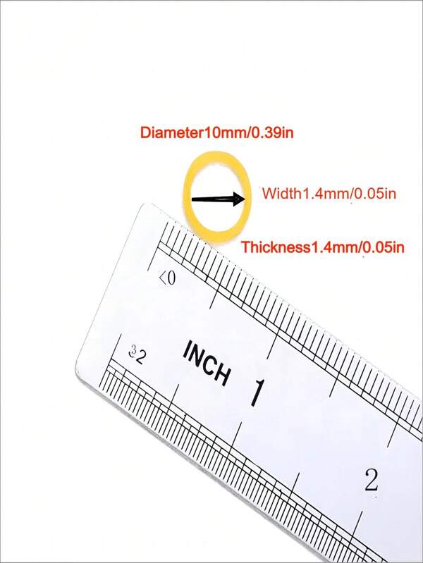50 قطعة / 100 قطعة / 200 قطعة من الحلقات المطاطية البيج فائقة الصغر بقطر 10 مم / 0.39 بوصة، عالية المرونة، مقاس صغير، حاملات ذيل الحصان، حلقات الشعر، حبال الشعر