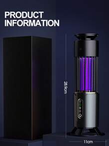 OBOVAY USB Powered Mosquito Killer Lamp, Insect Fly Trap Camping Lantern With Timing Function, Outdoor Electric Mosquito Swatter And Insect Repellent