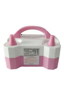 1 件便携式电动气球泵，气球鼓风机风扇，用于快速制作气球拱门，自动气球充气机带双喷嘴，用于派对/婚礼装饰