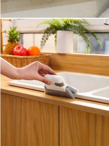 Cepillo multifuncional de limpieza para ranuras y ranuras de ventanas, herramienta removible para limpiar ranuras, ranuras y grietas del hogar