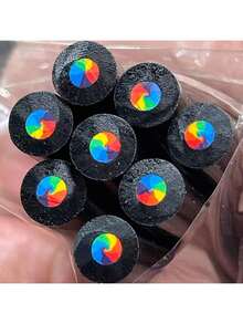 12/24 支彩虹铅笔，彩色铅笔，彩色组合木制黑色木制素描绘画用品，适合生日礼物，派对礼物，万圣节礼物，圣诞节礼物绘画'最喜欢，返校