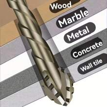 3 件套 4 齿偏心钻头，钢齿钻头，适用于金属、不锈钢、陶瓷、混凝土、玻璃、瓷砖 - 查看 5