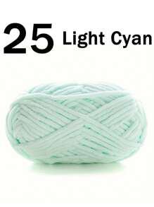 1/2 piezas de hilo de terciopelo suave, 50g/pieza, 60m/pieza, hilo grueso de punto a mano DIY, hilo Popsicle, hilo grueso de poliéster suave, adecuado para manualidades DIY, adecuado para tejer y ganchillo de bufandas, sombreros, zapatos, bolsos, cojines, muñecas, mantas, pantuflas, proyectos de ganchillo artesanal