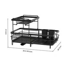 Dish Racks - Double Layer Retractable Bowl Rack Drain Rack - View 5