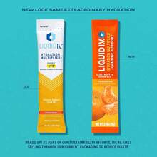 Liquid I.V.? Hydration Multiplier +Immune Support - Tangerine | Electrolyte Powder Drink Mix | 1 Pack (14 Servings) - Wild Berry Blend - View 3
