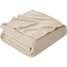 Sofa Blanket Living Room Cover SetFleece Blanket Twin Size, Soft Cozy Twin Blanket, Fuzzy Flannel Blanket Bed, Sofa, Couch, Travel, Camping, 60 X 80 Inches - Taupe - 查看 12