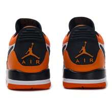 Giày bóng rổ Air Jordan Legacy 312 Low (GS) CD9054-118 nhẹ và êm ái dành cho thanh thiếu niên - Đen/Trắng/Xám lạnh/Cam sao biển - Xem 5