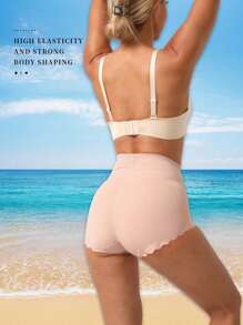 1 Stück Hochtailliges Schlankheits-Kontrollshort, formende Po-Hebende Bauch-Gestaltung Postpartum Taillenformer Shapewear für Frauen