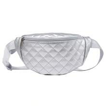 Embroidered Fashionable PU Leather Waist Bag For Teenagers, Girl's Crossbody Coin Purse