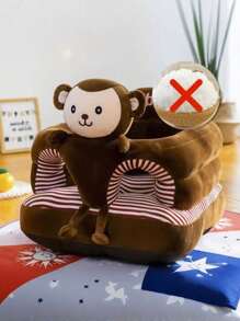 Libsit 1pc Only Cover Toddler Anti-Fall Training Sitting Posture Sofa, Enlarged And Thickened Toddler Learning Seat. Baby Sofa Seat Cover. Filling Is Not Included Baby Sofa Support Seat Cover Baby Plush Chair Learning To Sit Comfortable Toddler Nest Puff Washable Without Filler