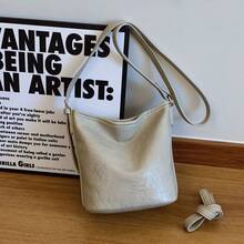 Women Shoulder Bags - 咖色小號 - 查看 9