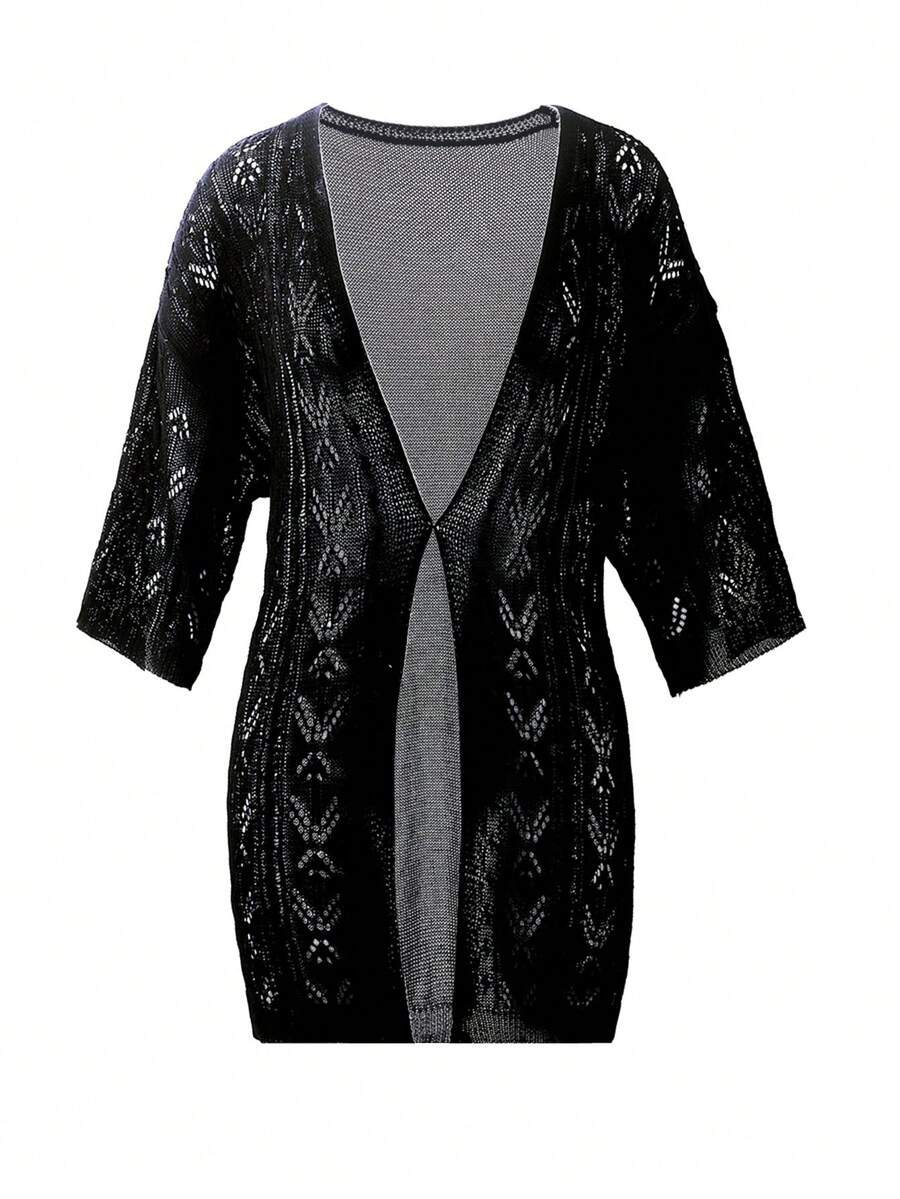 优雅女士针织毛衣，真丝女士夏季服装，大码女装