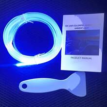 3m/118 Inch Auto Ambient Lighting Car LED Interior Strip Light USB With RGB 16 Million Colors Fiber Optics Neon Decorative Lamps - Colored Light - View 5