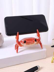 1pc Crab Shaped Art Decoration, Cartoon Animal Shaped Multifunction Decorative Object Home Decoration Best Gifts Birthday Graduation - Đỏ - Xem 2
