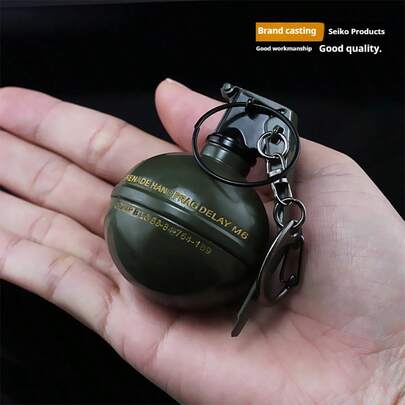 1 件手榴弹模型 - 烟雾弹模型 - 闪光弹模型 - 全金属模型 - 角色扮演道具 - 电影道具 - 装饰 - 钥匙扣 - 史迪奇玩具 - 旅行玩具 - 教室坐立不安玩具 - 迷你沐浴玩具 - 圣诞文具减压球 - 生日礼物 - 圣诞礼物 - 万圣节礼物 - 平安夜礼物 - 完美礼物 - 玩具 - 游戏