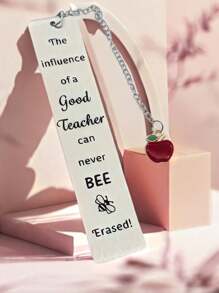 Regalos para maestras, regalo del Día del Maestro, regalo de aprecio marcapáginas, gracias maestro, regalos de cumpleaños para maestras, regalos para estudiantes, regalos para mujeres, regalos del Día del Maestro, regalos para maestras, accesorios de coche escolares, accesorios de bolso góticos y de estilo Y2K, cordones con portaidentificaciones, accesorios de coche, encantos de bolso