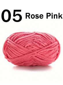 1/2 piezas de hilo de terciopelo suave, 50g/pieza, 60m/pieza, hilo grueso de punto medio hecho a mano DIY, hilo Popsicle, hilo de poliéster grueso y suave, adecuado para manualidades DIY, adecuado para tejer y ganchillo de bufandas, sombreros, zapatos, bolsos, cojines, muñecas, mantas, pantuflas