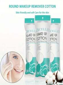 300/400 piezas de Almohadillas de algodón faciales desechables y redondas para eliminación de maquillaje, imprescindibles para volver al colegio, de doble uso con un grosor de tres capas de algodón, herramientas de limpieza facial para limpieza de la piel, eliminación de maquillaje, adecuado para todo tipo de pieles y para hombres y mujeres, apto para eliminación de maquillaje, maquillaje de ojos, rímel y esmalte de uñas, cuidado diario de la piel, ideal para uso en casa, viajes, dormitorio y vacaciones.