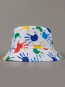 Men Pineapple Print Reversible Bucket Hat Street Men's Sun Hat Summer Hat, Suitable For Summer Outdoor Activities Such As Hiking And Fishing