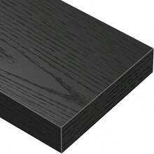 QEEIG Floating Shelf For Wall Bathroom Shelves Bedroom Kitchen Living Room Farmhouse Small Book Shelf 16 Inch Set Of 1, Black (015-B1) - 1pc - 查看 8