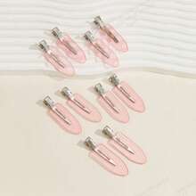 10 Stück/Set Niedliche schmerzlose dekorative Haarspangen für Damen, unsichtbare Haarklammern für Pony, Barrettes, Haarspangen, Alligator Haarklammern