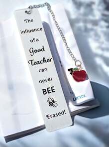 Regalos para maestras, regalo del Día del Maestro, regalo de aprecio marcapáginas, gracias maestro, regalos de cumpleaños para maestras, regalos para estudiantes, regalos para mujeres, regalos del Día del Maestro, regalos para maestras, accesorios de coche escolares, accesorios de bolso góticos y de estilo Y2K, cordones con portaidentificaciones, accesorios de coche, encantos de bolso