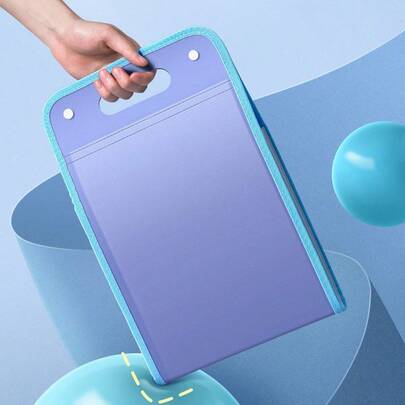 A4 Size Vertical File Folder, Exam Paper Organizer With 13 Pockets, Large Capacity Accordion Document Organizer Bag