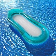 1 pièce Flotteur de piscine gonflable ultra-résistant - Chaise longue en PVC ultra-épaisse, antidérapante et séchage rapide pour adultes - Fête d'été, plage, lac, amusement aquatique dans le jardin - Flotteurs de piscine pour adultes - Chaise longue gonflable - Chaise flottante - Bouées de piscine - Flotteurs de piscine d'été