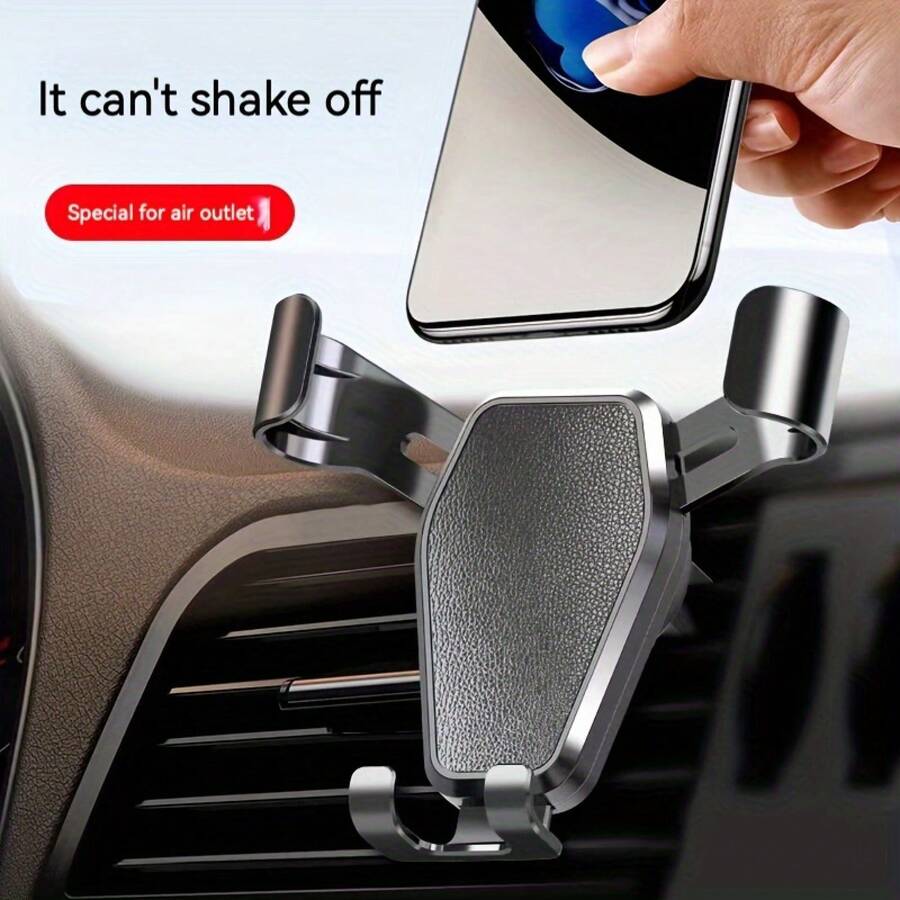 High-Quality Product Car Navigation Phone Holder Car Vent Anti-Shake Car Mount - 黑色 - 查看 1