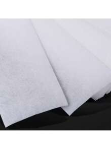 400/100/50 Peças de Papel Descartável para Remoção de Pelos, Tecido Não Tecido, Papel de Cera de Abelha Reforçado, Ferramenta Auxiliar para Espalhar o Creme para Remoção de Pelos de Salão de Beleza, Ferramenta de Remoção de Pelos de 2,55 Polegadas x 8 Polegadas, Unissex