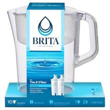 Large 10 Cup Water Filter Pitcher With Smart Light Filter Reminder And 2 Standard Filtes Made Without  White Packaging May Vary (1512822) - 如圖 - 查看 5