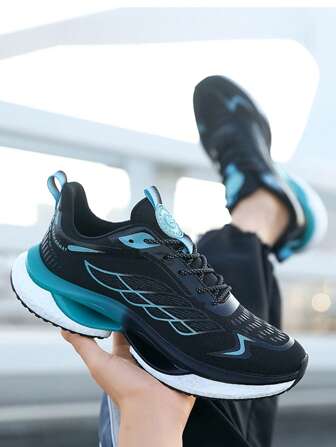 男士轻便减震运动鞋，MD 外底，透气面料鞋面，低帮系带运动鞋，适合春秋季，舒适步行鞋，光滑白色运动鞋，透气网眼运动鞋