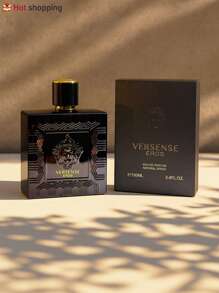 HOT SHOPPING Perfume para hombre, EROS 100 ml, fragancia fougère. Diseñado para el hombre moderno: con estilo, maduro y seguro. Alta distintividad, nueva presentación, fácil de llevar y con Ideal para todos los hombres.