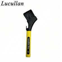 Cepillo de Lavado de Autos Lucullan Pro Ultra Suave Multiusos Gran Área de Cerdas Accesorios Ergonómicos para Limpieza de Autos - Amarillo - Ver 2