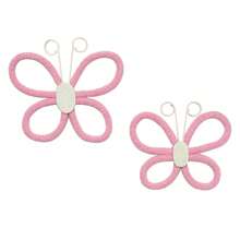 2pcs 3D Handmade Woven Butterfly Wall Decor, Nordic Boho Style! Cute Wall Hanging Ornaments For Kids Room, Living Room, Bedroom, Home Decor, Daily & Holiday, Shopping Mall Atmosphere Props, Create A Cozy Space - Multicolor - View 14