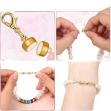 Fermoirs magnétiques convertibles - Fermoirs mousquetons magnétiques faciles à utiliser pour la création de bijoux, l'extension de chaînes de colliers et bracelets, fermeture ajustable avec une adhérence forte, réparation et remplacement de bijoux faits maison