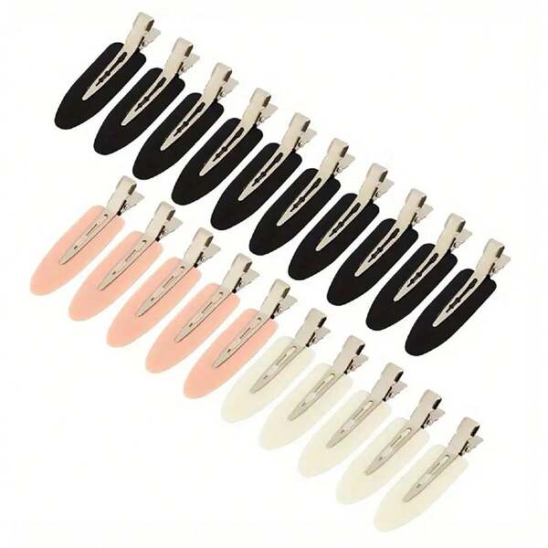10pcs Macaroon Dopamine Cream Hair Clips, Girly Duck Clips, Bangs Hairpins, Barrettes