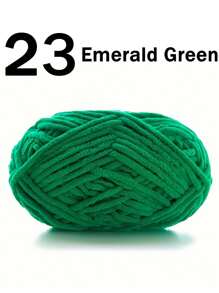 1/2 piezas de hilo de terciopelo suave, 50g/pieza, 60m/pieza, hilo grueso de punto medio hecho a mano DIY, hilo Popsicle, hilo de poliéster grueso y suave, adecuado para manualidades DIY, adecuado para tejer y ganchillo de bufandas, sombreros, zapatos, bolsos, cojines, muñecas, mantas, pantuflas