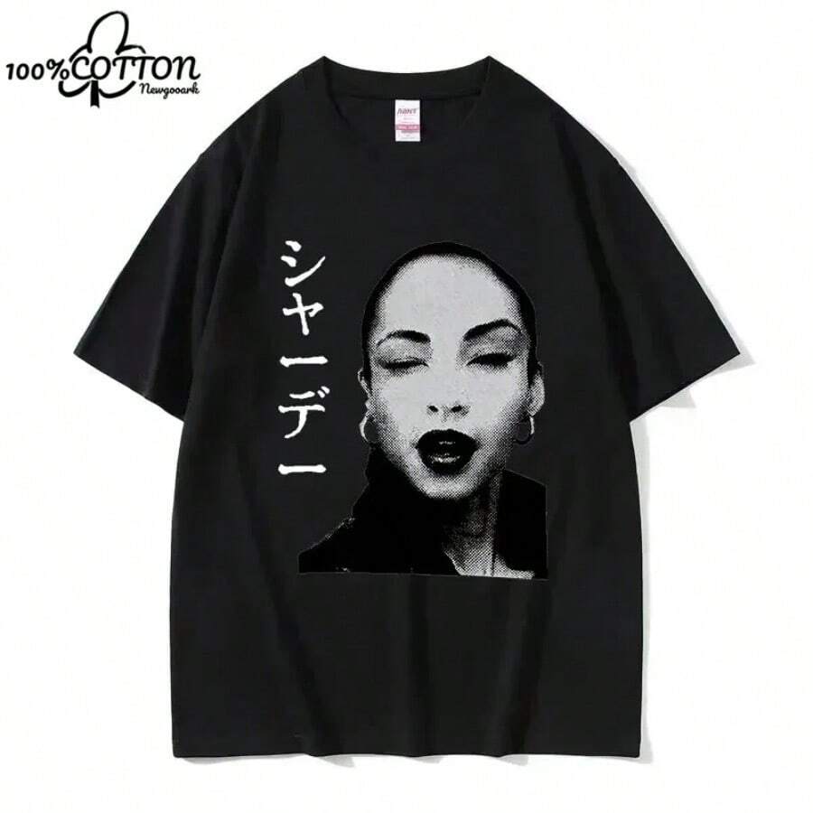 Women T-Shirts - 黑色2 - 查看 1