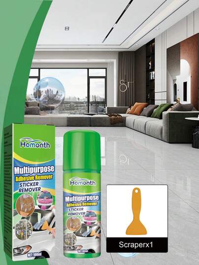  Homonth;100ml; Adhesive Remover; Multi Purpose Adhesive Remover; Adhesive Remover; Adhesive Remover; Essential For Home Use; Remove The Car Window Adhesive; Quickly Dissolve Various Adhesives, Tape Residues, And Label Adhesives;