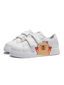 Children's Summer Fashion Cartoon Print Casual Sneakers For Boys And Girls - White - View 2