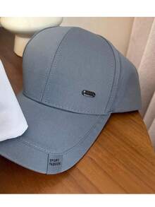 Men's Hard Top Stylish Baseball Cap, New Casual Versatile Sun Protection Sunshade Snapback Hat, Sweat-Absorbent Breathable Outdoor Sports Cap - White - View 11