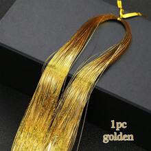 48Inches Glitter Rainbow Tinsel Hair Extension With Tool Mixed Colors Hair Extension Tinsel Kit Glitter Rainbow Hair Extensions For Women And Girls Pride Month Activities Accessories