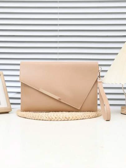 黑色信封包，纯色文件包，简约时尚百搭手拿包，PU材质女士手拿包，卡包，护照夹，商务通勤包