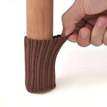 4 PIEZAS de Calcetines para patas de mesa y silla, perfectos para reducción de ruido, protección de piso, fundas antideslizantes para patas de silla, mangas para patas de muebles, alta elasticidad, almohadillas tejidas para muebles - Multicolor - Ver 6