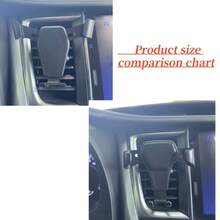High-Quality Product Car Navigation Phone Holder Car Vent Anti-Shake Car Mount - 黑色 - 查看 5