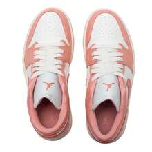 WMNS AIR JORDAN 1 LOW 篮球鞋，轻盈缓震，女士综合健身训练鞋，DC0774-180 - 帆白/茜草根紅 - 查看 4