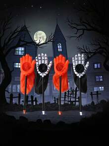 2 件 - 万圣节派对捣蛋袋、捣蛋礼品糖果袋、万圣节快乐糖果袋，用于生日派对装饰、万圣节装饰用品（约 54 厘米）