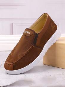 Ademende instappers voor heren in de lente/zomer, comfortabele, geurbestendige, schokabsorberende, lichtgewicht, duurzame canvas sneakers, geschikt voor ouderen, casual, sportief wandelen